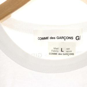 COMME des GARCONS ガール Girl ×Disney AD2022 コットン ミニープリント Tシャツ カットソー 半袖 L 白 黒 ピンク NJ-T009
