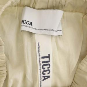 TICCA 布帛カーゴパンツ テーパード イージー F ライトベージュ