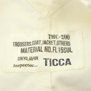 TICCA IENA別注 サロペット オールインワン ヘリンボーン F 白 ホワイト