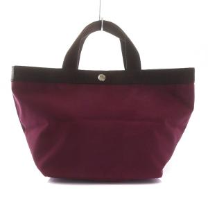 Hervé Chapelier コーデュラ舟型トートM トートバッグ ハンドバッグ ナイロン フレンチカラー ボルドー 707C