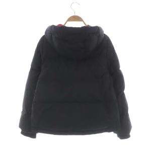 BLUE LABEL CRESTBRIDGE ダウンジャケット アウター ショート丈 総裏地 ジップアップ 36 黒 ブラック