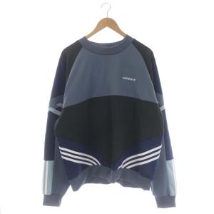 HERI NOVA CHOP SHOP CREW プルオーバー トレーナー スウェット 長袖 2XO グレー ライトブルー