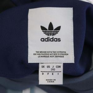 adidas Originals HERI NOVA CHOP SHOP CREW プルオーバー トレーナー スウェット 長袖 2XO グレー ライトブルー