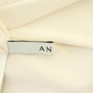 ANAYI 21AW レオパードプリントプリーツスカート ロング 34 ピンク 白 ホワイト