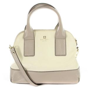 ショルダーバッグ ハンドバッグ ロゴ 2way レザー べージュ 白 ホワイト