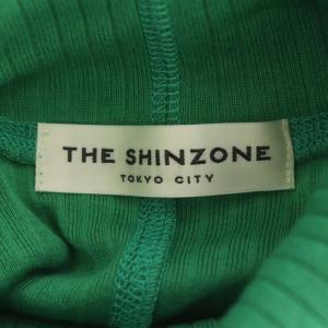 Shinzone HIGH NECK RIB カットソー 長袖 タートルネック リブ F 緑 グリーン 19SMSCU05