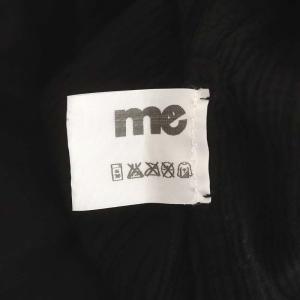 me ISSEY MIYAKE ノースリーブ チュニック ブラウス カットソー 黒 ブラック