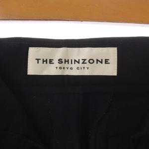 Shinzone CENTER PRESS PANTS パンツ スラックス 34 ブラック 黒