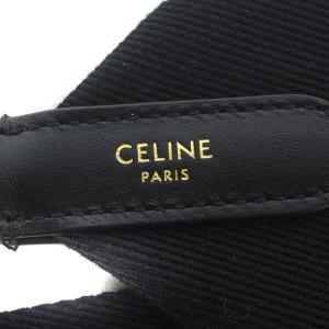 CELINE ショルダーストラップ ジャカード ブラック