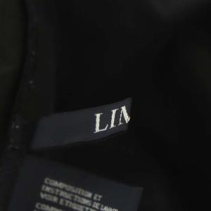 LIMI feu サスペンダーサルエルパンツ ワイド ジッパーフライ リネン S 黒 ブラック