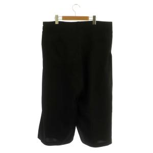 me ISSEY MIYAKE ベルトデザインクロップドワイドパンツ フレア イージー 黒 ブラック