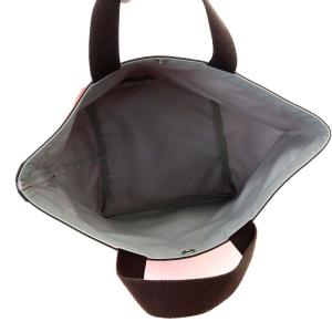 Hervé Chapelier 707C コーデュラ舟型トートM ハンドバッグ コーデュラナイロン サンギーヌ×モカ