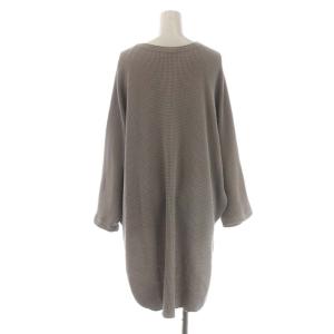AMERICANA アパルトモン別注ドルマンスリーブビッグシルエットサーマルプルオーバー カットソー ワッフル 長袖 グレー