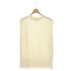 22SS Inspire Mock NK Vest ニットベスト カットソー ノースリーブ S オフホワイト