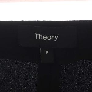 Theory 22SS Powder Crepe Wide Pull On パウダークレープワイドパンツ フレア イージー P 黒 ブラック