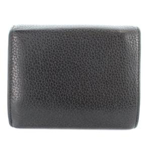 CELINE フィービー期 フォールデッド マルチファンクション 三つ折り財布 ロゴ 黒 ブラック 黄色 イエロー