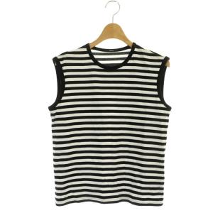 23SS Stripe Apex MSCL RNGR Tee Tシャツ カットソー ノースリーブ ボーダー コットン S 黒