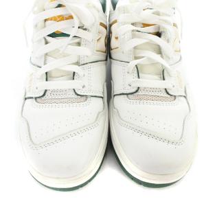 New Balance BB550PWC 550 スニーカー ロゴ 切替 24.5cm ホワイト グリーン
