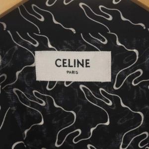 CELINE by Hedi Slimane 22SS ゴーストプリント ルーズフィット ハワイアンシャツ 37