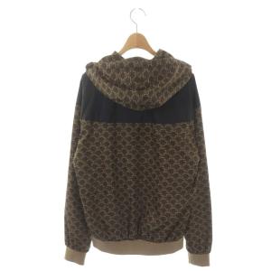 CELINE by HEDI SLIMANE 23SS ブルゾン モノグラムロゴ ナイロン 44 ダークカーキ