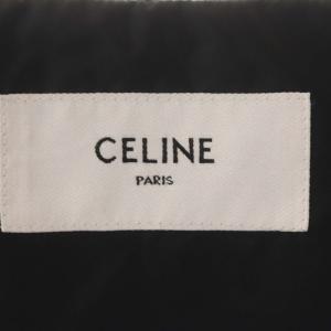 CELINE by HEDI SLIMANE 23SS ブルゾン モノグラムロゴ ナイロン 44 ダークカーキ