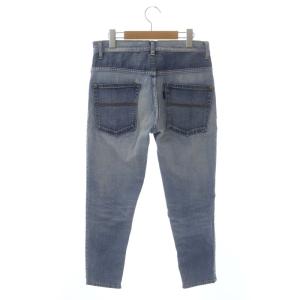 1PIU1UGUALE3 22SS 7.5 ZIP TAPERED 2TONE ジップ テーパード ツートン デニム パンツ ジーンズ スリム クロップド