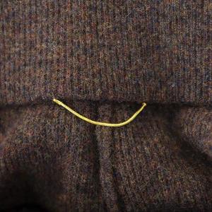 Deuxieme Classe Wool knit パンツ ニット イージー 36 茶 ブラウン