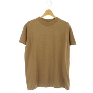 23SS Luxe Silk Tolleree シルクニットプルオーバー カットソー 半袖 S ライトブラウン