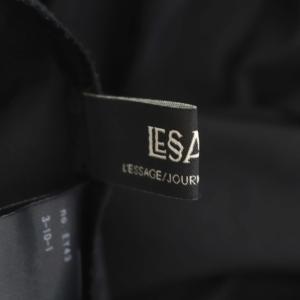 JOURNAL STANDARD L'ESSAGE 23SS CPタンブラーワンピース ロング 長袖 リボン 黒 ブラック