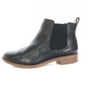 Clarks JAXEN CHELSEA サイドゴアブーツ ショート UK3 22.0cm 黒 ブラック