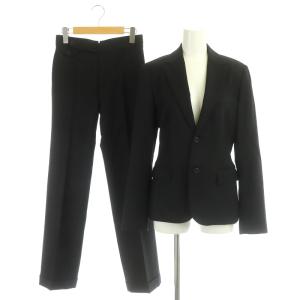 スーツ セットアップ 上下 ウール サイドベンツ テーラードジャケット 2B 総裏地 ストレートパンツ センタープレス ジッパーフライ