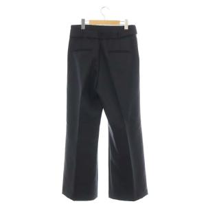 EVERYDAY I LIKE Belt ワイドパンツ TACハイウエスト ベルト付き 38 黒 ブラック