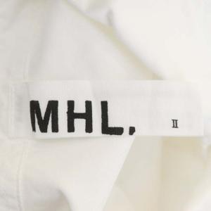 MHL. コットン シャツ 長袖 2 白 ホワイト