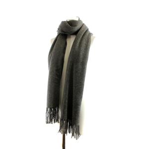 ADORE ストール カシミヤ フリンジ グレー SH