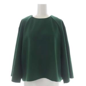 スリットスリーブカットソー 九分袖 プルオーバー 38 緑 グリーン