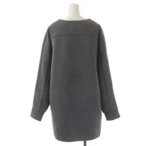 ADORE ダンボールトップス スウェット カットソー 長袖 プルオーバー 38 グレー