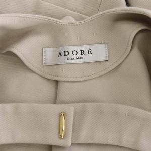 ADORE コンパクトカルゼプルオーバーカットソー ブラウス 長袖 38 ベージュ