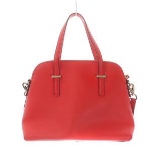 kate spade new york ハンドバッグ ショルダーバッグ 2WAY レザー ロゴ 赤 レッド PXRU4471 604