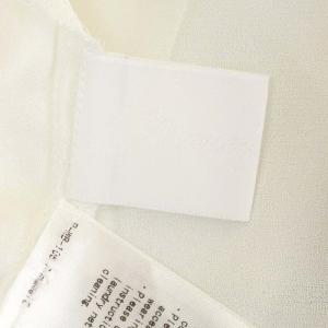 Mame Kurogouchi Botanical Embroidery Chiffon Blouse 半袖 刺繍 1 ホワイト