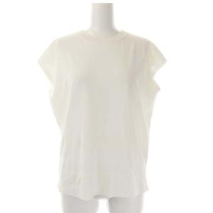 Theory 22SS Compact Crepe Cocoon PO トップス カットソー フレンチスリーブ S オフホワイト