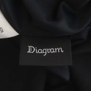 Diagram GRACE CONTINENTAL 21AW レイヤードマーメイド ロングスカート フレア 36 黒 ブラック