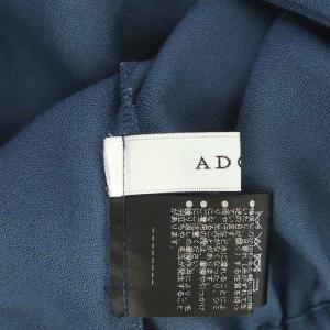 ADORE ベーシックアムンゼンブラウス キーネック 長袖 38 ブルーグレー