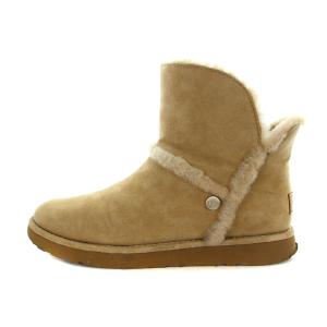 UGG australia Luxe Spill Seam Mini  ムートンブーツ ショートブーツ 24cm ベージュ 1094988 SH
