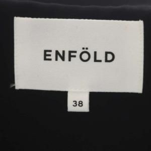 ENFOLD COMFORTABLE TWILL ライトジャケット 38 ブラック