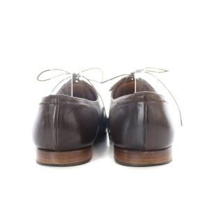 MARGARET HOWELL シングルチップレースアップシューズ レザー ラウンドトゥ 36 23cm 茶 ブラウン 05100