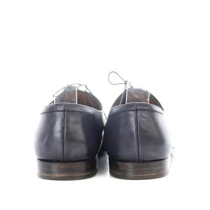 MARGARET HOWELL シングルチップレースアップシューズ ストレトートチップ レザー 38 26cm 黒 ブラック 05100