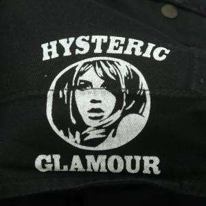 HYSTERIC GLAMOUR Sデニム Aラインミニスカート 台形スカート 24 黒 ブラック