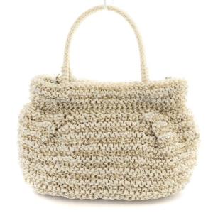 ANTEPRIMA 2WAYバッグ ハンドバッグ ショルダーバッグ ワイヤー 白 ホワイト