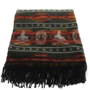 HYSTERIC GLAMOUR ストール ネイティブ柄 フリンジ マルチカラー