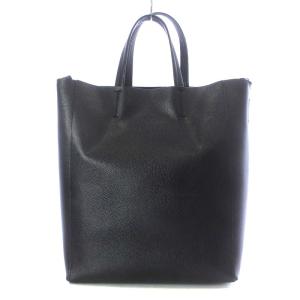 CELINE スモール バーティカル トートバッグ 2WAY レザー ブラック